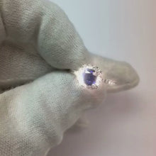 Blue Sapphire Engagement Ring