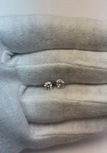 1 Carat Bezel Set Round Cut Natural Earth Mined Diamond Stud Earring White Gold 14K