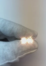 White Gold Solitaire Round Natural Earth Mined Diamond Stud Earring Women Jewellery 2 Ct.