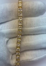 12.50 Carats Princess Cut Natural Earth Mined Diamond Tennis Bracelet New