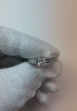 1.50 Ct. Natural Earth Mined Diamond Ring Solid White Gold 14K Solitaire With Accents