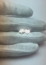 2 Carats Heart Shape Natural Earth Mined Diamonds Women Studs Earring White Gold