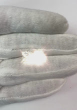 Solitaire Round Cut Natural Earth Mined Diamond Stud Earring Pair White Gold