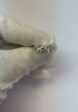 2 Carats Genuine Round Natural Earth Mined Diamond Three Stone Anniversary Ring White Gold 14K