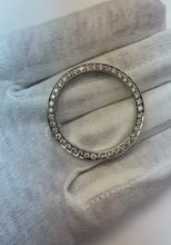 2 Carats Custom Pave Genuine Natural Earth Mined Diamond Bezel Fits All Watch Models