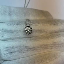 Brilliant Cut Solitaire Natural Earth Mined Diamond Bezel Set Pendant 0.75 Carat WG 14K