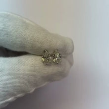 2 Ct. Stud Earring Fine Jewellery Gold Pear Cut Natural Earth Mined Diamond
