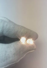 Round Cut Natural Earth Mined Diamond 2.30 Ct Lady Studs Earring White Gold Fine Jewellery