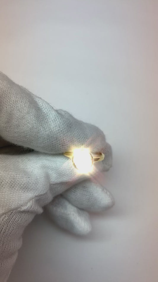 Round Solitaire Ring Old Mine Cut Real Natural Earth Mined Diamond Bezel Set 1 Carat Gold 14K