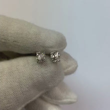 1.5 Ct Natural Earth Mined Diamond Pair Cushion Cut Stud Earring