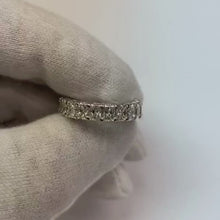 7.35 Ct. Radiant Cut Genuine Natural Earth Mined Diamond Eternity Engagement Band Gold