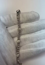 2.45 Carats Bezel Set Round Natural Earth Mined Diamond Link Bracelet Women Gold Jewellery