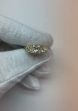 3.50 Carats Princess Cut Real Natural Earth Mined Diamond 3 Stone Engagement Ring New