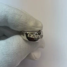 1.25 Ct Round Cut Natural Earth Mined Diamond Mens Wedding Band Ring14K White Gold