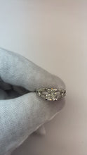 Cushion & Round Real Natural Earth Mined Diamond Engagement Ring 1.90 Carat Split Shank New