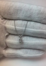 0.85 Carats Women Natural Earth Mined Diamond Necklace Pendant White Gold