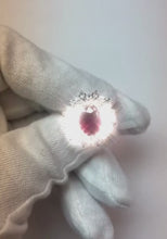 6.50 Ct Red Ruby With Natural Earth Mined Diamonds Ring White Gold