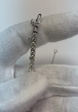 5 Carats Round Natural Earth Mined Diamond Tennis Bracelet Yellow Gold 14K