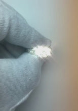 4.26 Ct. Vintage Style Three Stone White Gold Engagement Ring