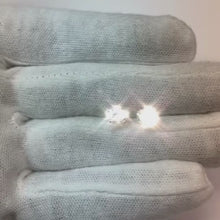 Natural Earth Mined Diamond Stud Earring 1 Ct White Gold Women Jewellery