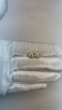 3 Carats Round Cut Natural Earth Mined Diamonds Women Stud Earring White Gold 14K