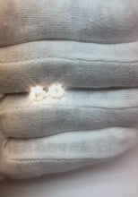 Old Miner studs earrings 1 carat Real Natural Earth Mined Diamond