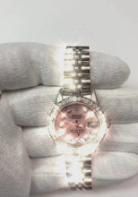 Rolex Datejust Watch Mother Of-Pearl Dial Diamond Bezel Ss