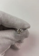 Cushion Natural Earth Mined Diamond Solitaire Ring