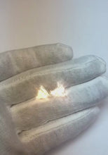 3.50 Carats Trillion Cut Natural Earth Mined Diamonds Women Studs Earrings Gold White