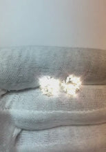 Round Natural Earth Mined Diamond Stud Earrings Women Fine White Gold Jewellery 2 Ct.