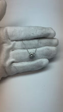 Real Natural Earth Mined Diamond Pendant Necklace Double Claw Prong Setting 2 Carat WG 14K