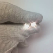 Cushion Cut 2.00 Carats Natural Earth Mined Diamonds Ladies Studs Earrings Gold White