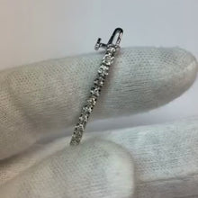 3 Ct Round Diamond Genuine Diamond  14K White Gold