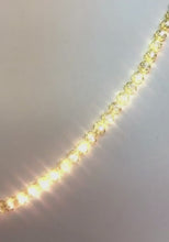 8.8 Ct Natural Earth Mined Diamond Mens Necklace 22 Inches Strand Yellow Gold 4.5 mm Wide