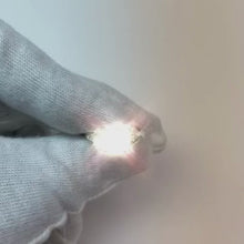 3.50 Carats Princess Cut Trilliant Natural Earth Mined Diamond 3 Stone Engagement Ring