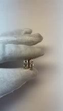 3 Natural Earth Mined DIAMOND ( NOT LAB GROWN ) Ladies Hoop Gold Earrings