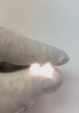 Three Prong Stud Earring Round Natural Earth Mined Diamond 2.50 Carats Jewellery