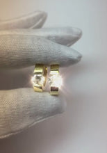 2 Carats Channel Set Solitaire Natural Earth Mined Diamond Hoop Earring White Gold