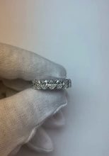 Oval Cut 6 Carats Natural Earth Mined Diamond Eternity Wedding Band Solid White Gold