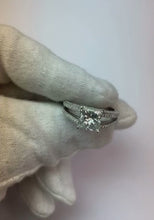 Natural Earth Mined Diamond Anniversary Fancy Ring 3.51 Carat Princess Gold White