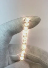 White Gold 14K Prong Set 18.90 Ct. Sparkling Natural Earth Mined Diamonds Tennis Bracelet