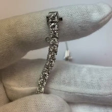 Natural Earth Mined Diamond Tennis Bracelet