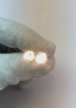 White Gold Round Natural Earth Mined Diamond Stud Halo Earring 2.80 Carats