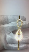 Natural Earth Mined Diamond Chain Bracelet 4.20 Carats Infinity Symbol Women Jewellery 14K