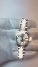Silver Natural Earth Mined Diamond Dial Women Watch Ss Jubilee Bracelet Rolex Datejust