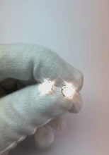 1.5 Ct Bezel Set F Vs1 Round Natural Earth Mined Diamond Stud Earring White Gold