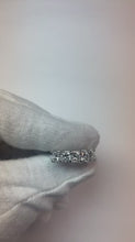 3 Carats Princess Cut Five Stone Natural Earth Mined Diamond Band