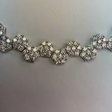 21 Ct Small Brilliant Cut Natural Earth Mined Diamonds Lady Necklace White Gold 14K