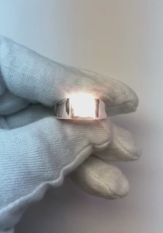Men's Princess Cut Real Diamond Ring