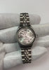 Bezel Silver Diamond Dial Rolex Datejust Women-Watch Ss Bracelet